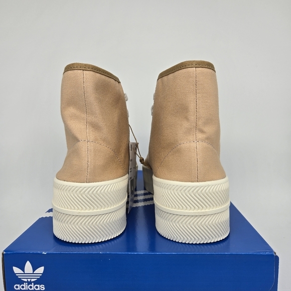 Adidas Men\'s Nizza 2 Platform GX0989 \'Pale Nude\' High Top Shoes Size 8 New